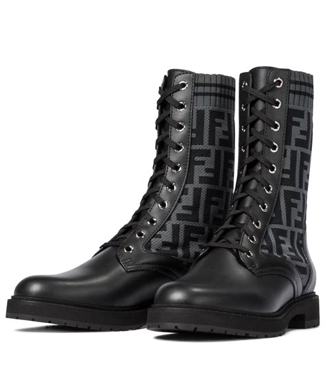 fendi boots rockoko|fendi military boots.